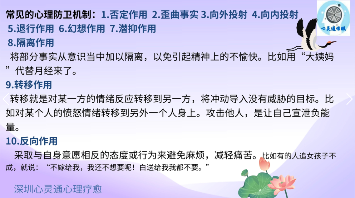 图片280：%常见的心理防卫机制5。